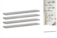 Wandregale 4 Stk. Grau Sonoma