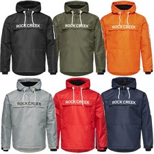 Anorak Herren L-2XL Windbreaker Übergangsjacke Anorak Schlupfjacke Kapuze H-167