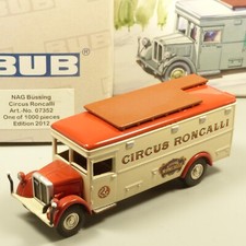 BUB 1:87 07352 Edition 2012 NAG Büssing Circus Roncalli in OVP EX5829