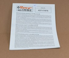 Roco 43717 Betriebsanleitung