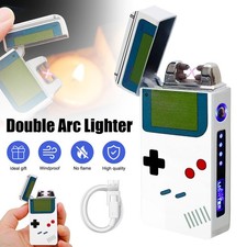 USB Feuerzeug Elektro Elektronisches Sturmfeuerzeug Doppelbogen-Feuerzeug DE