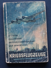 Original Buch Kriegsflugzeuge Flugzeugerkennung Sommer 1942 Italien, USA, UK, De