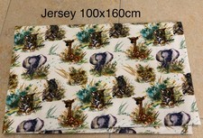 Jersey Stoff Baby Tiere Afrika Elefant/Giraffe/löwe/Tieger Kinder/Baby Stoff