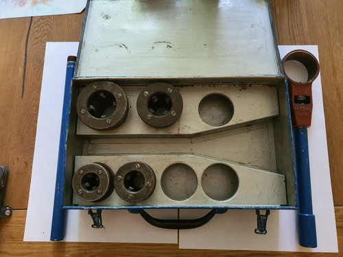 Roller gewindeschneidkluppe - gewindeschneidkluppe, c