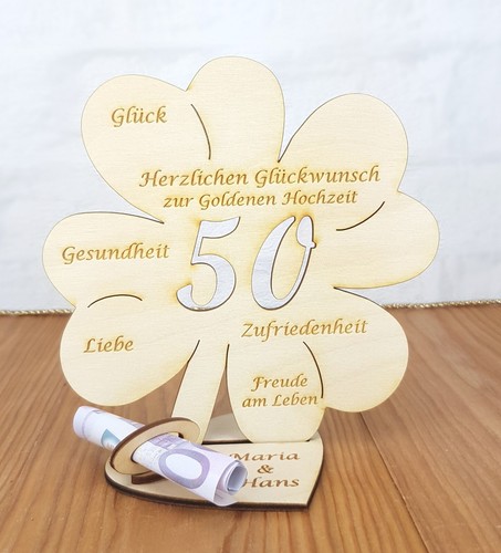 Goldene hochzeit geldgeschenk - goldene,
