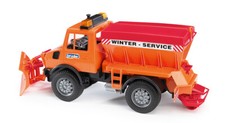 Bruder 2572 - MB Unimog-Winterdienst mit Räumschild