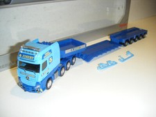 Herpa 950947 MB Actros MP4 Jinert Schwertransport Tieflader Swedish Truck Models
