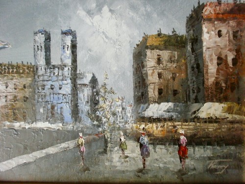 Paris notre dame signiert - notre,