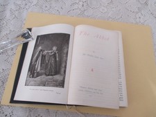 1906 Sir Walter Scott : THE ABBOT : in LEDER /  Sprache ENGLISCH