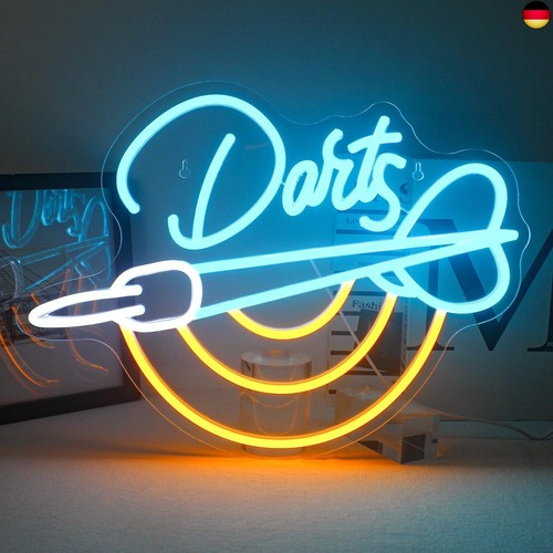 Dart neon schild darts - neon, bar