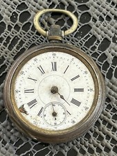 2 Taschenuhren * Remontoire Cylindre 10 Rubis * 800 Silber * Ersatzteile 