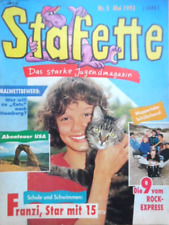 STAFETTE 5 - 1993 Franziska van Almsick ROXETTE-Poster Rockexpress-Wuppertal