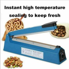 300 mm Heißsiegelmaschine manuell Impuls Plastiktüte Folienschließer Neu