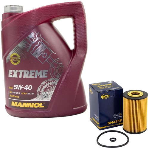 Motoröl set liter - 5w-40, +