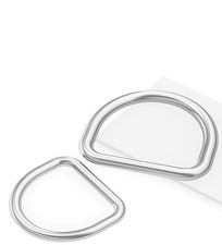 D-Ring Edelstahl A2 halbrund