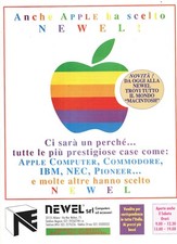 APPLE Original Werbung 1992 Italian Vintage Magazine Advertising 30x22 cm