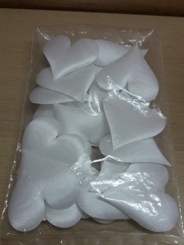 Deko herzen weiss 4cm - ,