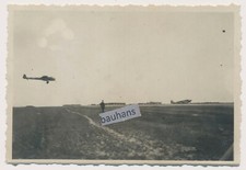 Foto Feldflugplatz, Flugzeuge, 2.WK  (5047a)