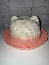Strohhut mit ohren - strohhut,
