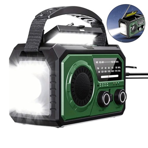 Survival radio 16000mah solar - survival,