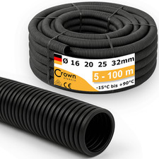 Leerrohr Wellrohr Erdreich Flexrohr M16|M20|M25|M32 5-100 Meter Kabelschutz