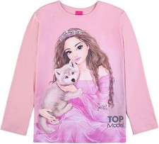 Top Model Langarmshirt Shirt Janet Hündchen pink nectar