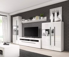 Wohnwand Anbauwand Mediawand