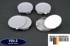 4 Nabenkappen mit silber Silikon Aufklebern  60,0 - 56,0 mm - ZA1327 AEZ DOTZ 