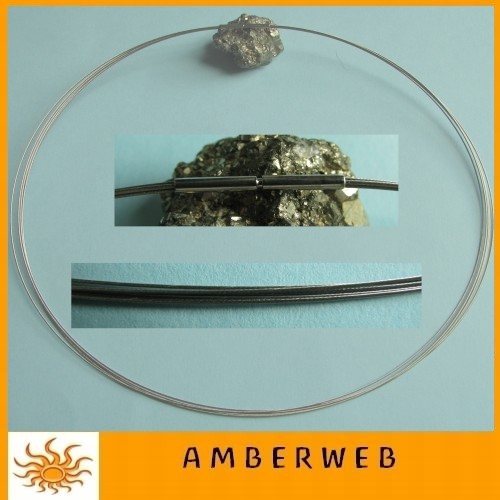 Edelstahl halsreif collier - edelstahl,