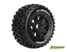 Louise SC-Uphill 1/5 SCT Reifen auf Felge schwarz montiert 24mm #LOUT3293B