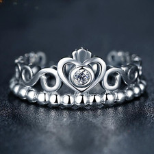 Damen Ring Silber 925 Krone