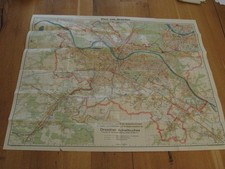 alter Stadt Plan von Dresden
