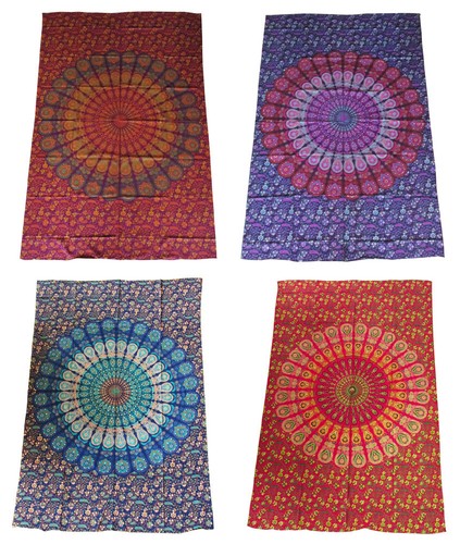 Mandala ethno wandbehang decke - mandala,