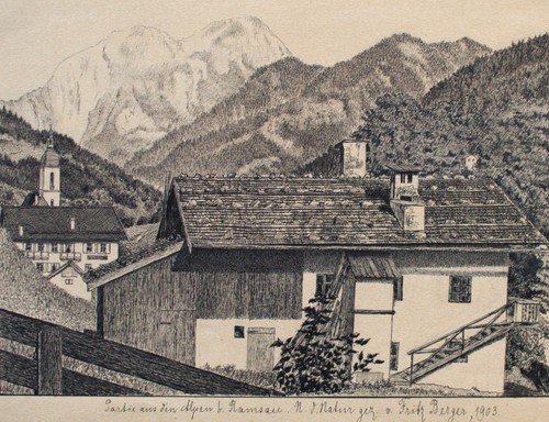 Fritz berger zeichnung - fritz,