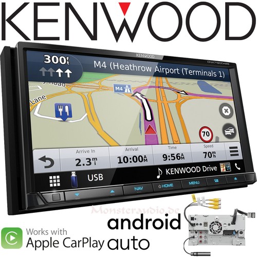 Kenwood dnx7190dabs din - kenwood, 2-din