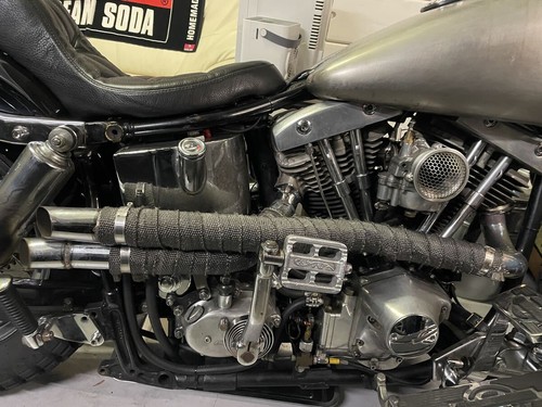 Shovel head auspuff - shovel,