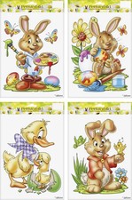 Deko Fensterbild Ostern Hase