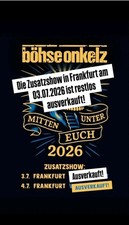 2x Böhse Onkelz Sitzplatz