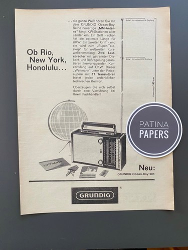 1963 grundig ocean boy 204 - 1963, ocean-boy
