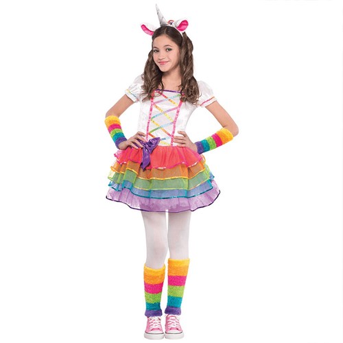 Kostüm einhorn regenbogen - einhorn,