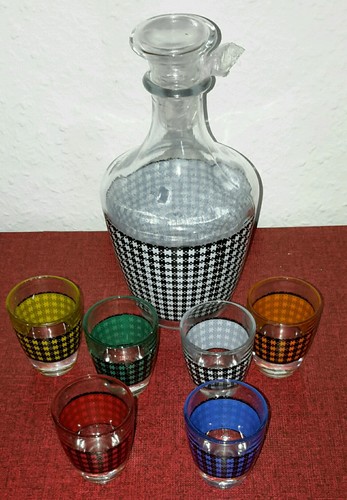 Altes liqueur service - service, 70er
