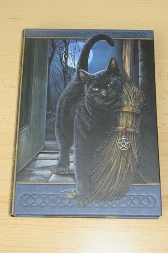 Notizbuch katze hexenbesen - notizbuch,