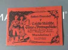 Notenheft - Halters Tourenheft Nr. 7 - Leichte Märsche, Tänze usw. - Mandoline 1