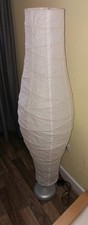 Ikea Stehlampe aus Reispapier mit Fußschalter