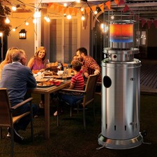 Edelstahl Heizstrahler Gas