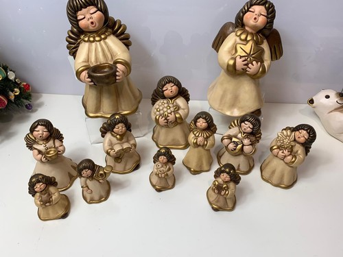 Vintage keramik thun engel - keramik,
