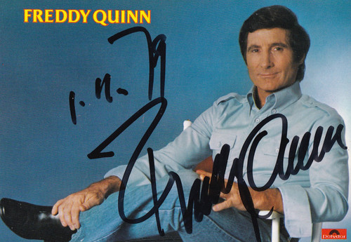 Autogramm freddy quinn - autogramm,