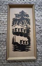 DDR Rala Scherenschnitt Die Sieben Zwerge Märchen Original Bild 