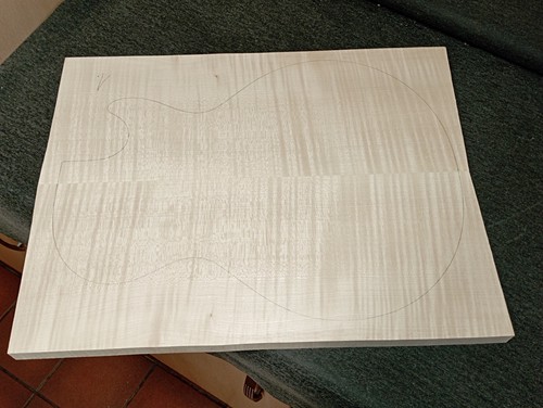 Flamed maple topset - flamed,