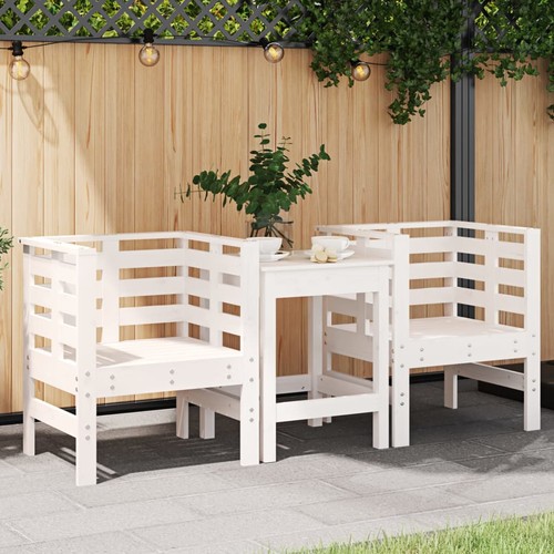 Gartenstühle stk weiß - 2,